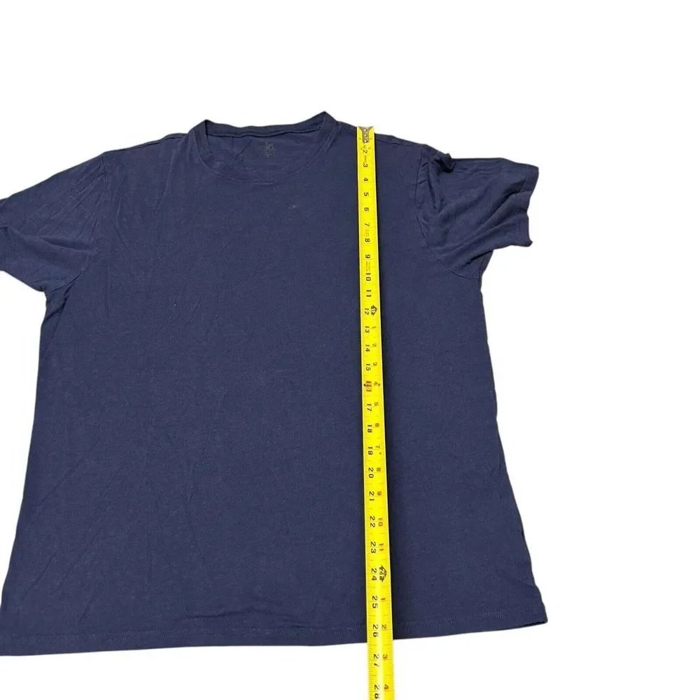 ALO Yoga Short Sleeve Navy Blue Lightweight‎ Workout Shirt sz XL